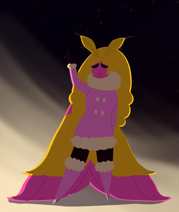 Rosy Mable Moth (my character)