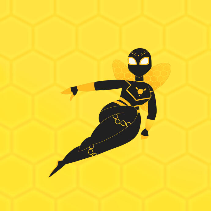 BeeWoman (Artfight Attack)